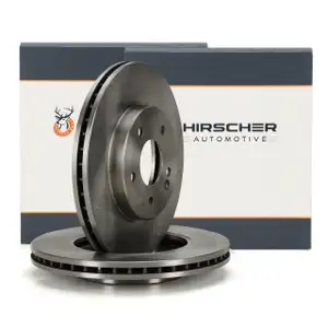 HIRSCHER Bremsscheiben Satz MERCEDES W202 W203 C208 C209 W210 R170 R171 vorne 2104212412