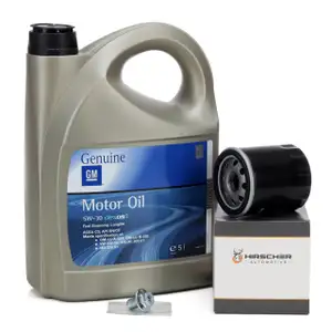 5L ORIGINAL 5W30 dexos2 Motoröl + HIRSCHER Ölfilter OPEL Astra K Corsa E Mokka / X 1.0-1.4