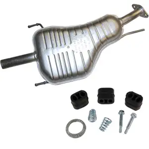 IMASAF Endschalldämpfer + Anbausatz für OPEL ASTRA G CC 1.4-2.2 16V 75-147 PS