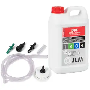 3L JLM DPF REFILL FLUID Diesel Partikelfilter Nachfüllflüssigkeit + Füllvorrichtung Kit