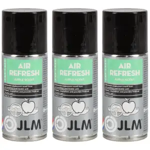 3x 150ml JLM J08011 Air Refresh Apple Klimareiniger Klimaanlagenreiniger Reiniger