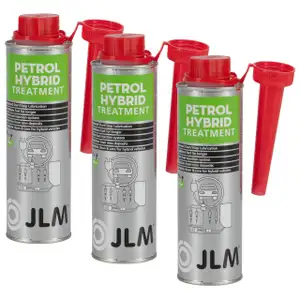 3x 250ml JLM J03195 Petrol Hybrid Treatment Benzin/Hybrid Reiniger Kraftstoffadditiv