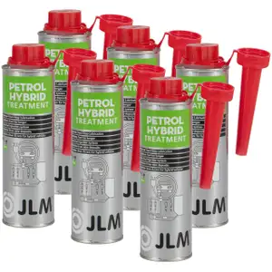 6x 250ml JLM J03195 Petrol Hybrid Treatment Benzin/Hybrid Reiniger Kraftstoffadditiv