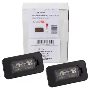 2x OLSA LED Kennzeichenleuchte ALFA ROMEO Giulia 952 Stelvio 949 hinten 50550396