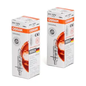 2x OSRAM Lampe Halogenlampe Glühlampe H1 ORIGINAL LINE 12V 55W P14,5s 64150