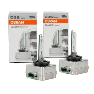 2x OSRAM Xenon Brenner Lampe CLASSIC XENARC D3S 42V 35W PK32d-5 66340CLC