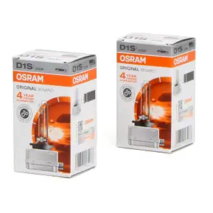 2x OSRAM Xenarc Xenon Brenner D1S ORIGINAL 85V 35W PK32d-2 66140