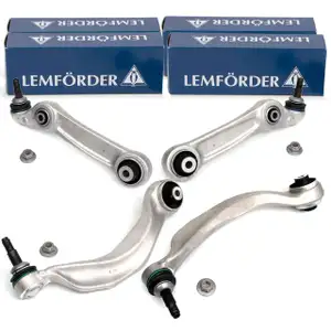 4x LEMFÖRDER Querlenker BMW 5er F10 F11 6er F12 F13 F06 Vorderachse unten