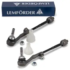 2x LEMFÖRDER Spurstange + Spurstangenkopf BMW E81 E82 E87 E88 3er E90 E91 E92 E93 vorne