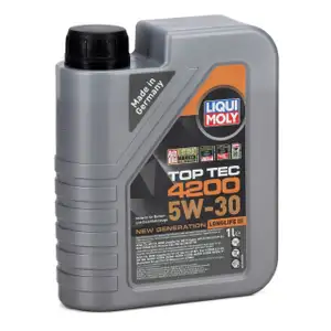 1L 1 Liter LIQUI MOLY 3706 TOP TEC 4200 5W30 Motoröl NEW GEN VW 504.00 507.00 BMW LL-04