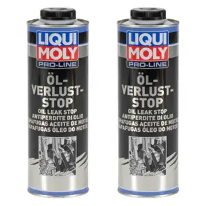 2x 1L 1 Liter LIQUI MOLY 5182 Pro Line Öl Verlust Stop Leck Dicht Motoröladditiv