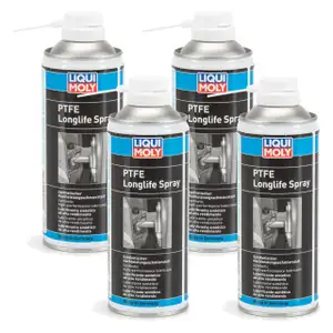 4x 400ml LIQUI MOLY 20971 PTFE Longlife Spray Fettspray Sprühfett Schmierfett