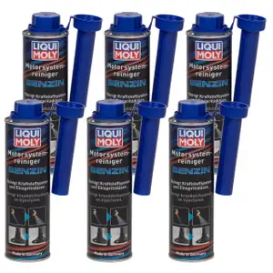 6x 300ml LIQUI MOLY 5129 Motorsystem Motor System Reiniger BENZIN Additiv