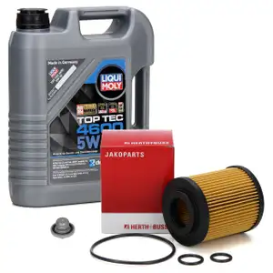 5L LIQUI MOLY Motoröl 5W30 dexos2 + H+B Ölfilter OPEL Astra G H Corsa C Meriva A 1.7 CDTI