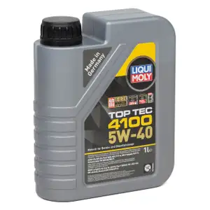 1L 1 Liter LIQUI MOLY Motoröl Öl TOP TEC 4100 5W40 5W-40 MB 229.31 VW 505.00/01