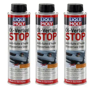 3x 300ml LIQUI MOLY 1005 Ölverlust Stop Additiv Öladditiv Leckstop Motordicht