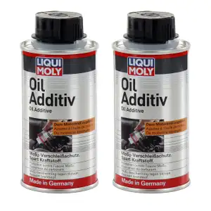 2x 125ml LIQUI MOLY Öl Additiv Öl Zusatz Oil Additiv Verschleißschutz 1011