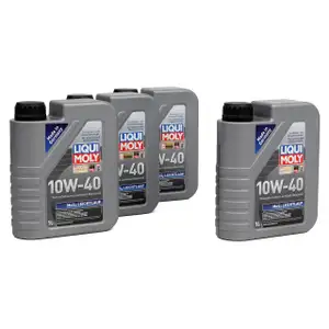 LIQUI MOLY Motoröl Öl MoS2 LEICHTLAUF 10W40 10W-40 4L 4Liter 1091