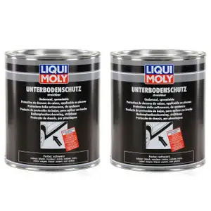 LIQUI MOLY 6119 Unterboden-Schutz Unterbodenschutz streichbar SCHWARZ 2x 2kg