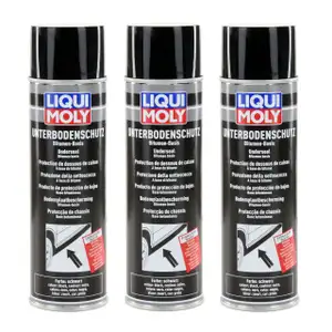 LIQUI MOLY 6111 Unterboden-Schutz Unterbodenschutz Bitumen SCHWARZ 3x 500ml