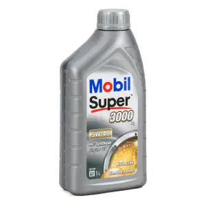 1L 1 Liter Mobil SUPER 3000 X1 Motoröl Öl 5W-40 A3/B4 VW 502/505.00 MB 229.3