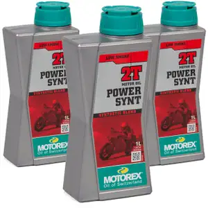 3L 3 Liter MOTOREX Power Synt 2T LOW SMOKE Motoröl API TC JASO FD ISO-L-EGD