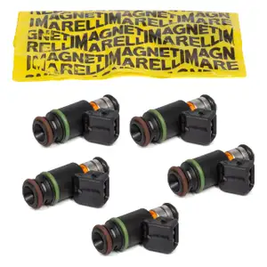 5x MAGNETI MARELLI Einspritzventil VW Golf 4 Passat B5 T4 2.3 2.5 V5 VR5 021906031D