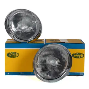 2x MAGNETI MARELLI 710301800101 HALOGEN Scheinwerfer PORSCHE 911 1969-83 vorne 91163111300