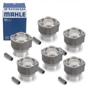 6x MAHLE 5030490 Kolben Reparatursatz PORSCHE 911 / Targa 2.2 E 155 PS 91110391602