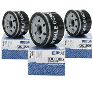 3x KNECHT / MAHLE OC306 Ölfilter BMW i3 I01 Motorräder R1200 R nine T K1200 K1600 C600