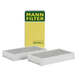 MANN CUK2646-2 Innenraumfilter Aktivkohle MERCEDES GL-Klasse X164 M-Klasse W164 1648300218