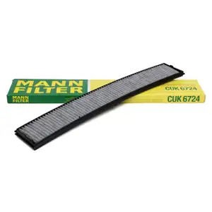 MANN CUK6724 Innenraumfilter Aktivkohlefilter BMW 3er E46 X3 E83 64319257504