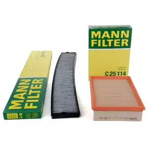 MANN Filter-Set BMW 3er E46 316-330i M3 X3 E83 M43 M52 M54 S54