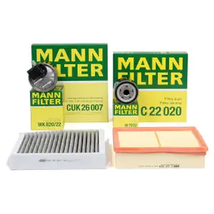 MANN Filter-Set 4-tlg MERCEDES W176 W246 W242 C117 X117 X156 160/180 CDI / d OM607