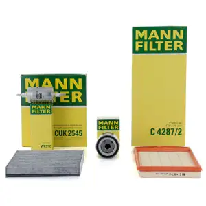 MANN Filter-Set 4-tlg SEAT Ibiza 3 1.6 101 PS Cordoba (6L2) 1.6 16V 105 PS