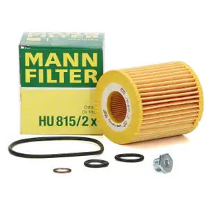 MANN HU815/2x Ölfilter + Schraube BMW E81 E88 E46 E90 E91 Z4 E85 N40 N42 N43 N45 N46