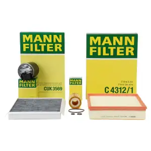 MANN Filter-Set 4-tlg MERCEDES Sprinter (906) 10-16 CDI OM651 ab 05.2009