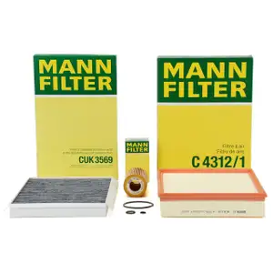 MANN Filter-Set 3-tlg MERCEDES Sprinter (906) 9-15 CDI OM646 bis 04.2009