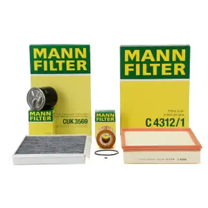 MANN Filter-Set 4-tlg MERCEDES Sprinter (906) 218 318 418 518 CDI 184 PS OM642