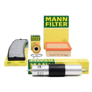 MANN Filter-Set 4-tlg BMW 3er E46 316i 105 PS 318i 116/118 PS M43