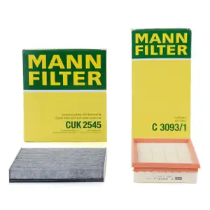 MANN Filter-Set VW Polo 9N Ibiza 3 Fabia 1 Roomster 1.2 64/70 PS