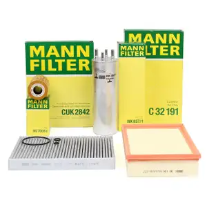 MANN Filter-Set 4-tlg VW Multivan Transporter T5 2.0 TDI 84-140 PS