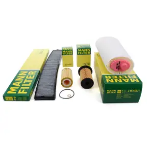 MANN Filter-Set 4-tlg BMW 3er E46 318d 115/116 PS 320d 129/136 PS M47 bis 03.2003