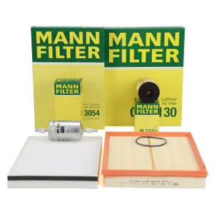 MANN Filter-Set 4-tlg OPEL Astra G 1.2 16V 1.4 bis Motor-Nr. 19MA9234 mit DELPHI-System