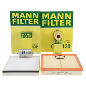 MANN Filter-Set 4-tlg OPEL Astra G 1.2 16V 1.4 ab Motor-Nr. 19MA9235 mit DELPHI-System