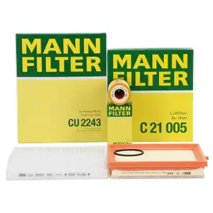 MANN Filter-Set OPEL Adam (M13) 1.2 69 PS + 1.4 / S 87/101/150 PS