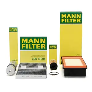 MANN Filter-Set 4-tlg BMW X3 F25 ab 11.2010 X4 F26 xDrive30d xDrive35d 211-313 PS N57