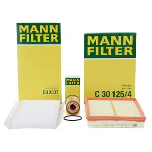 MANN Filter-Set 3-tlg OPEL Corsa C Combo Tigra B 1.0 1.2 1.4 ab Motor-Nr. 19MA9235