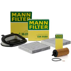 MANN Filter-Set 3-tlg BMW X3 F25 sDrive18d xDrive20d N47 xDrive30d bis 09.2011 N57