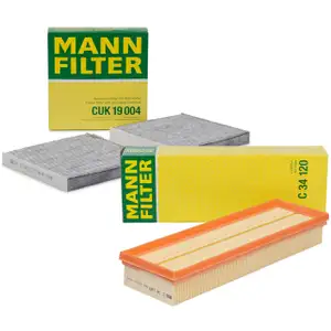 MANN Filter-Set BMW X3 F25 X4 F26 sDrive18d 150 PS + xDrive20d 163/190 PS B47